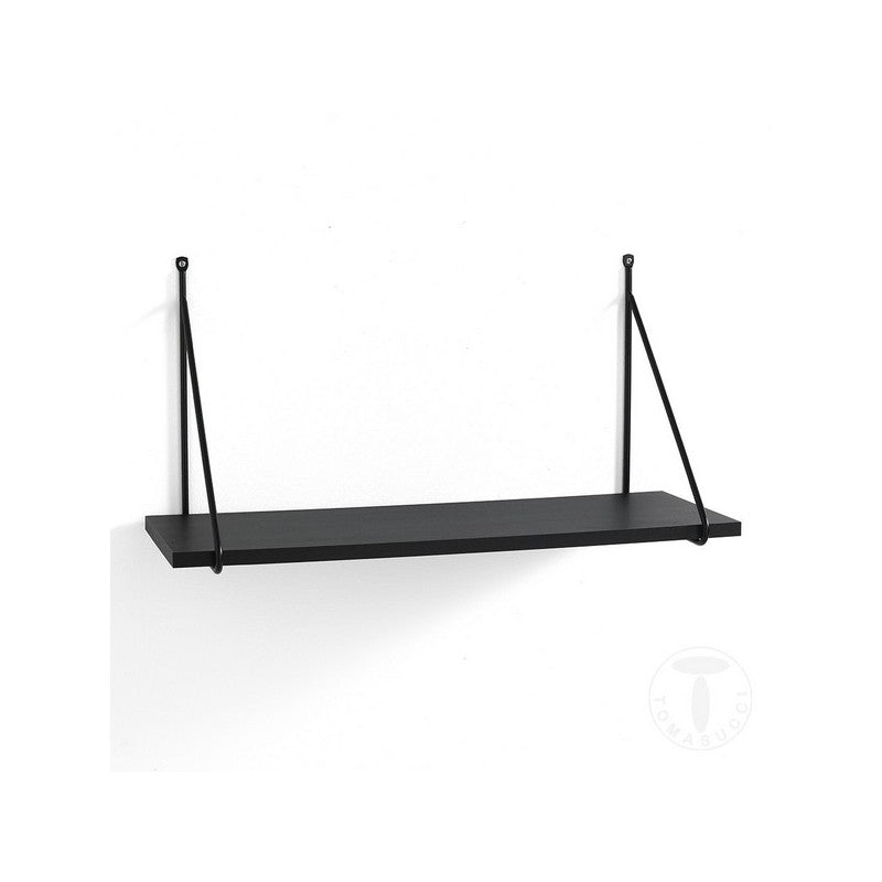 Mensola da parete filo in acciaio dimensioni cm. H.30 x L.60 x P.22