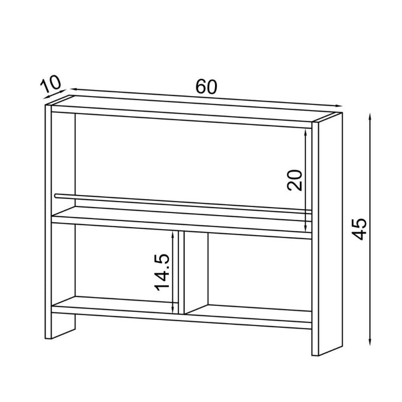 Mensola da parete bianca