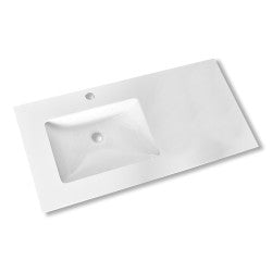 Mobile bagno sospeso con specchio rovere 90x46x54 H