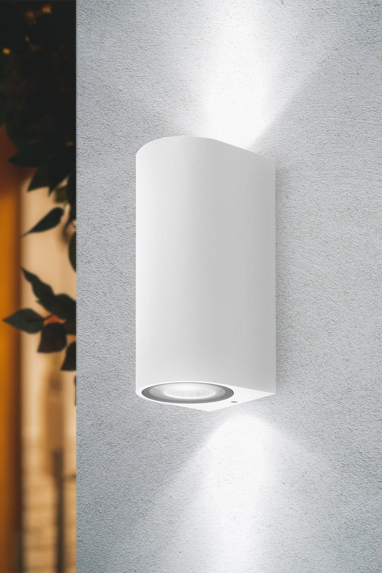 Applique da parete moderno  per Interno ed Esterno 2xGU10 doppio flusso