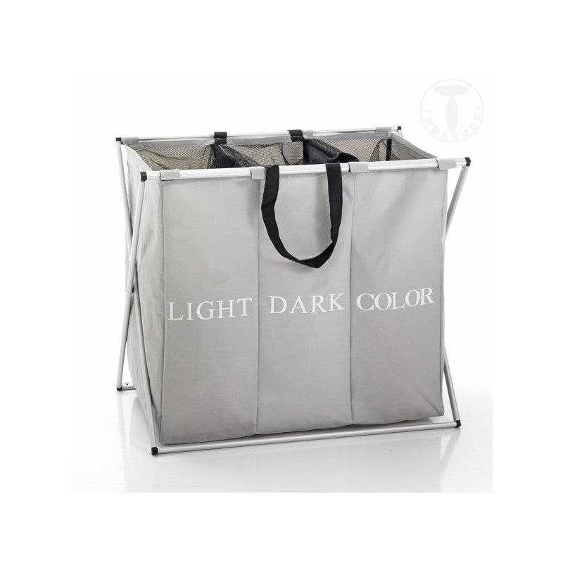 Sacca porta biancheria a 3 scomparti