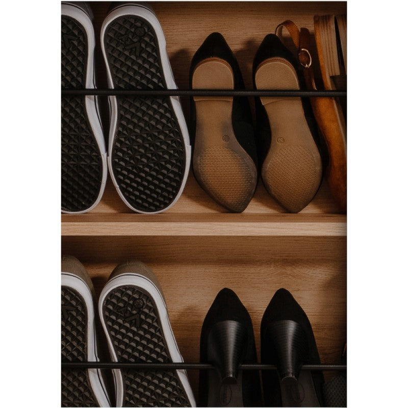 Scarpiera Satos bianca 2 ante e 8 ripiani