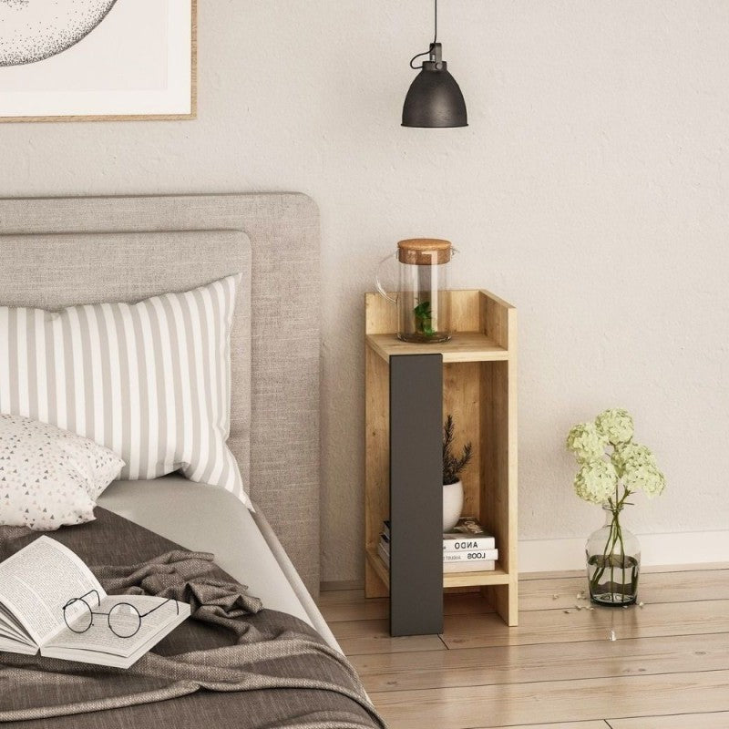 Tavolino comodino di design  27x25x60h versione Destra e Sinistra