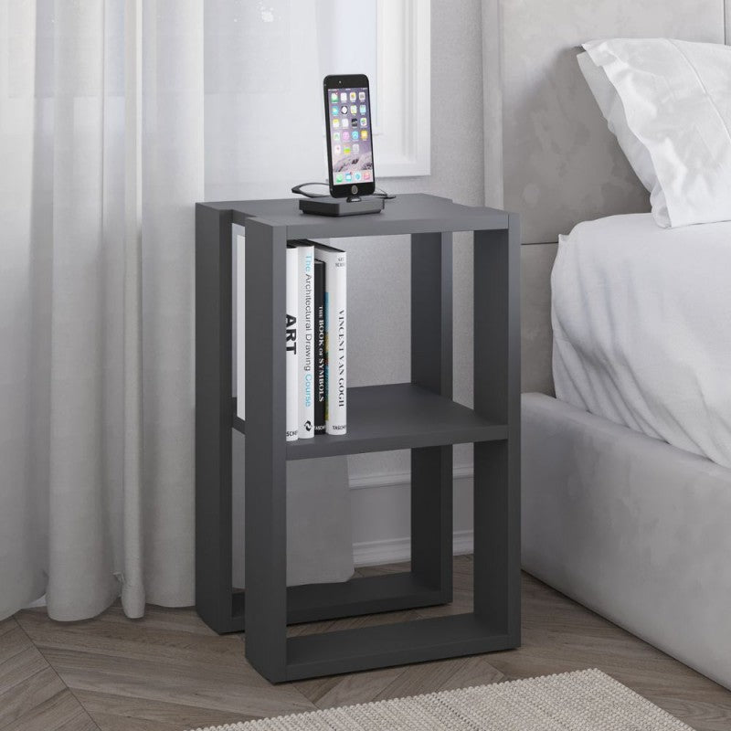 Tavolino comodino  colore antracite