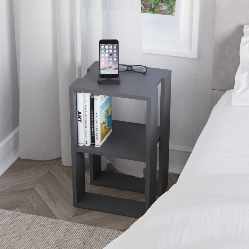 Tavolino comodino  colore antracite