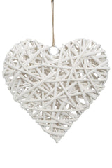 Decorazione heart grande cm 25x4 Set 10 pezzi