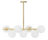 Lampadario Glamy 7 Luci Cm 81X30X74