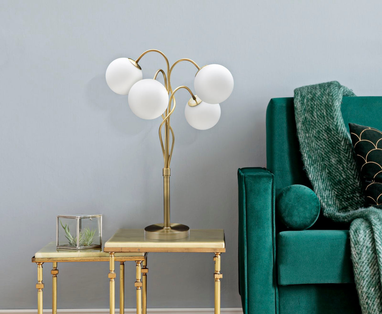 Lampada Da Tavolo Glamy 4 Light Cm Ø 53X74