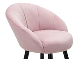 Sgabello Bar Elegante Prague Rosa 55x56x104 cm
