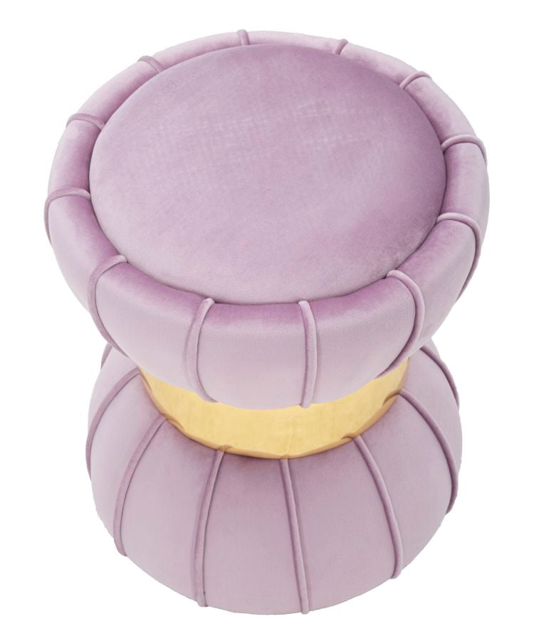 Sgabello Flower cm Rosa cm ø 40x44