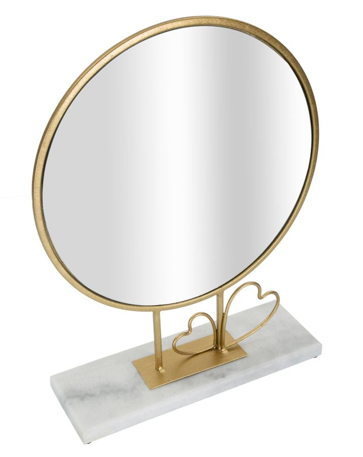 Specchio Da Appoggio Heart Cm 30X9X39,5
