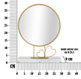 Specchio Da Appoggio Heart Cm 30X9X39,5