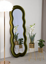 Specchio Da Muro Miki Velluto Cm 60X4X160