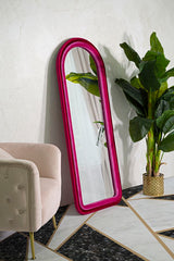 Specchio Da Muro Cloe Velluto Cm 60X4X160
