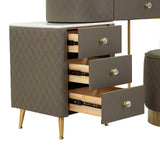 Toeletta Sharon C/Puff cm120x40x75