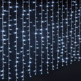 Tenda luminosa professionale 150Led con led Flash, cavo gommato, collegabile in serie fino a un max di 4Tende