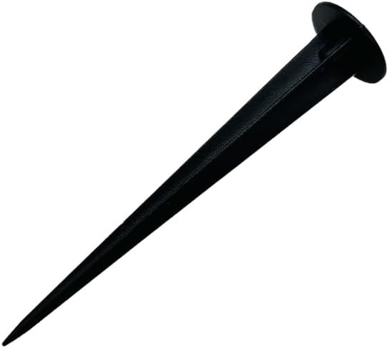 Faretto orientabile nero con picchetto GU10 da esterno per giardino ideale come segnapassi o per illuminare le piante del tuo giardino
