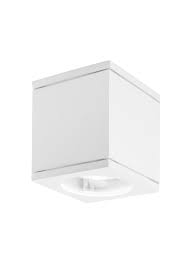 Faretto Cubo da Soffitto  in alluminio presoffuso per Interni ed Esterni