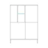 Credenza composta da 4 ante cashmere e cadiz