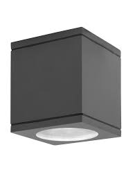 Faretto Cubo da Soffitto  in alluminio presoffuso per Interni ed Esterni
