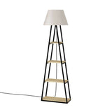 Lampada da terra struttura e paralume 50x165