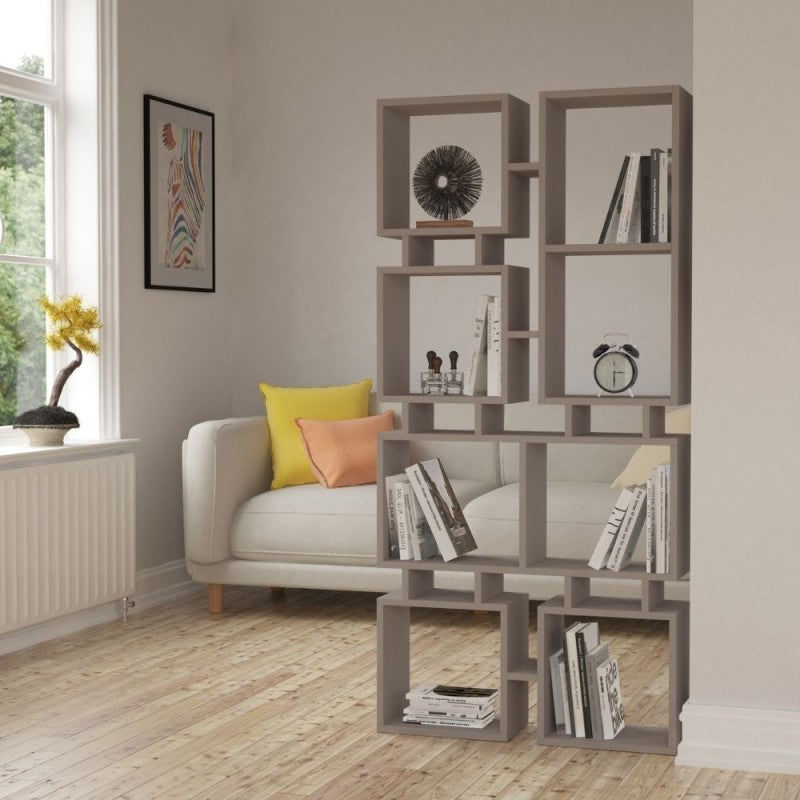 Libreria bifacciale Rail bianco 79x166,5