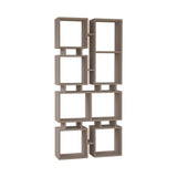 Libreria bifacciale Rail bianco 79x166,5