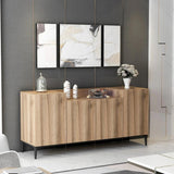 Madia composta da 4 ante noce 160x42x75h