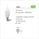 Lampadina Led Colpo di Vento Set 5 Pezzi