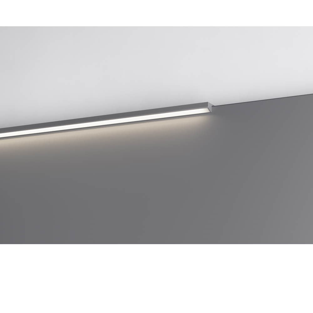 Profilo illuminazione LED per bagno 600 mm nero opaco