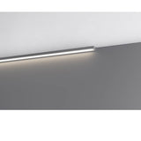 Profilo illuminazione LED per bagno 600 mm nero opaco
