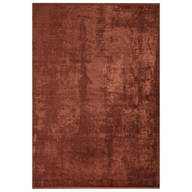 Tappeto arancione tabacco 160x230 antiscivolo