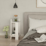 Tavolino comodino di design  27x25x60h versione Destra e Sinistra