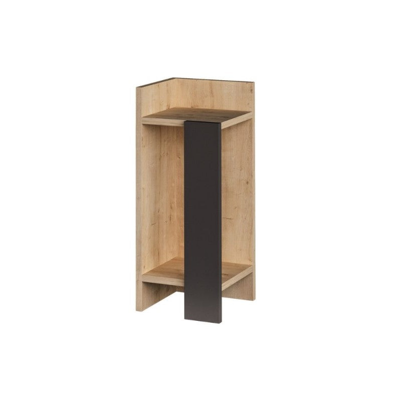 Tavolino comodino di design  27x25x60h versione Destra e Sinistra